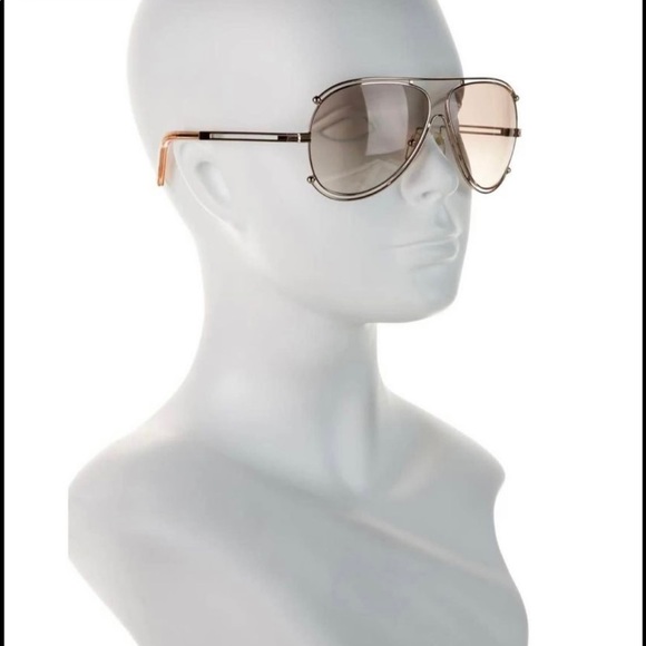Chloe Isadora Aviator in Rose Gold & Peach aviator sunglasses - Picture 7 of 7